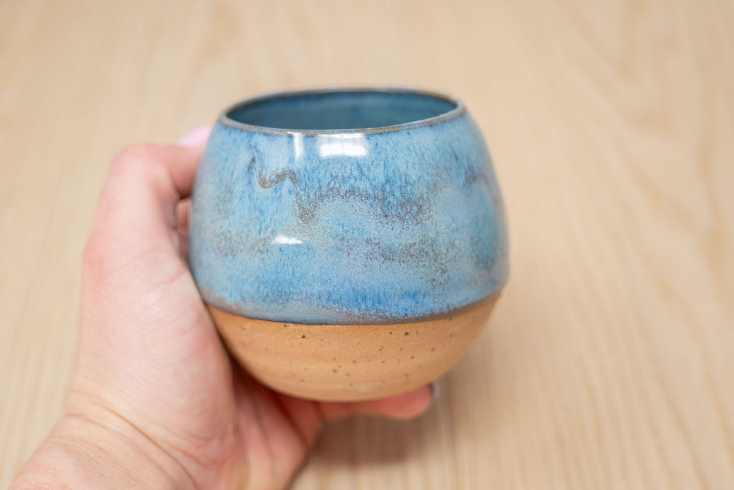 Light blue tumbler