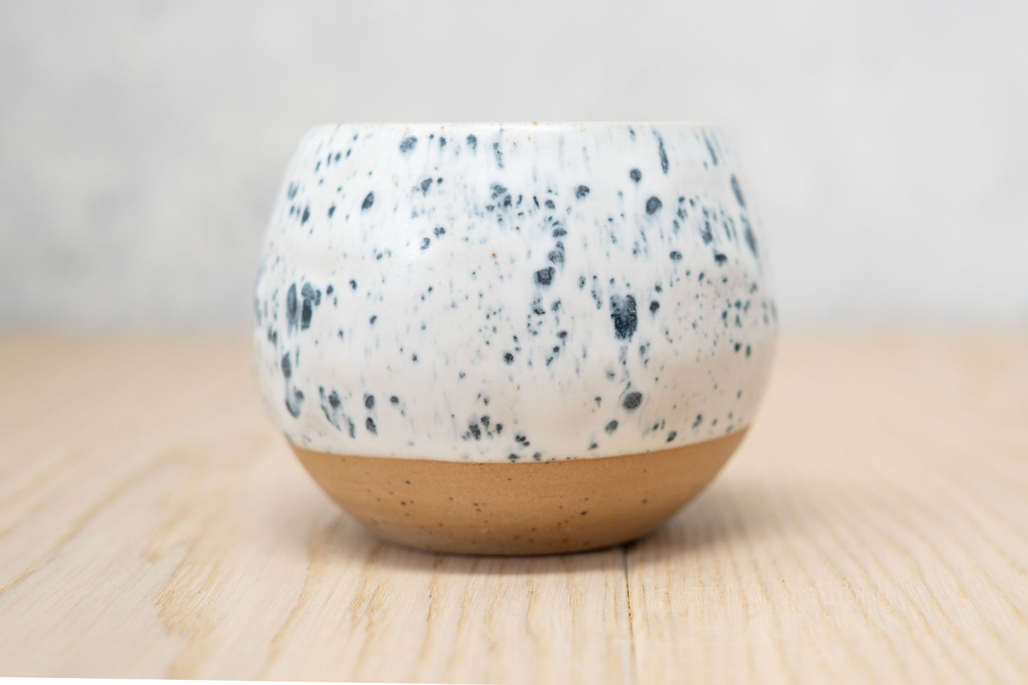 White speckled mug