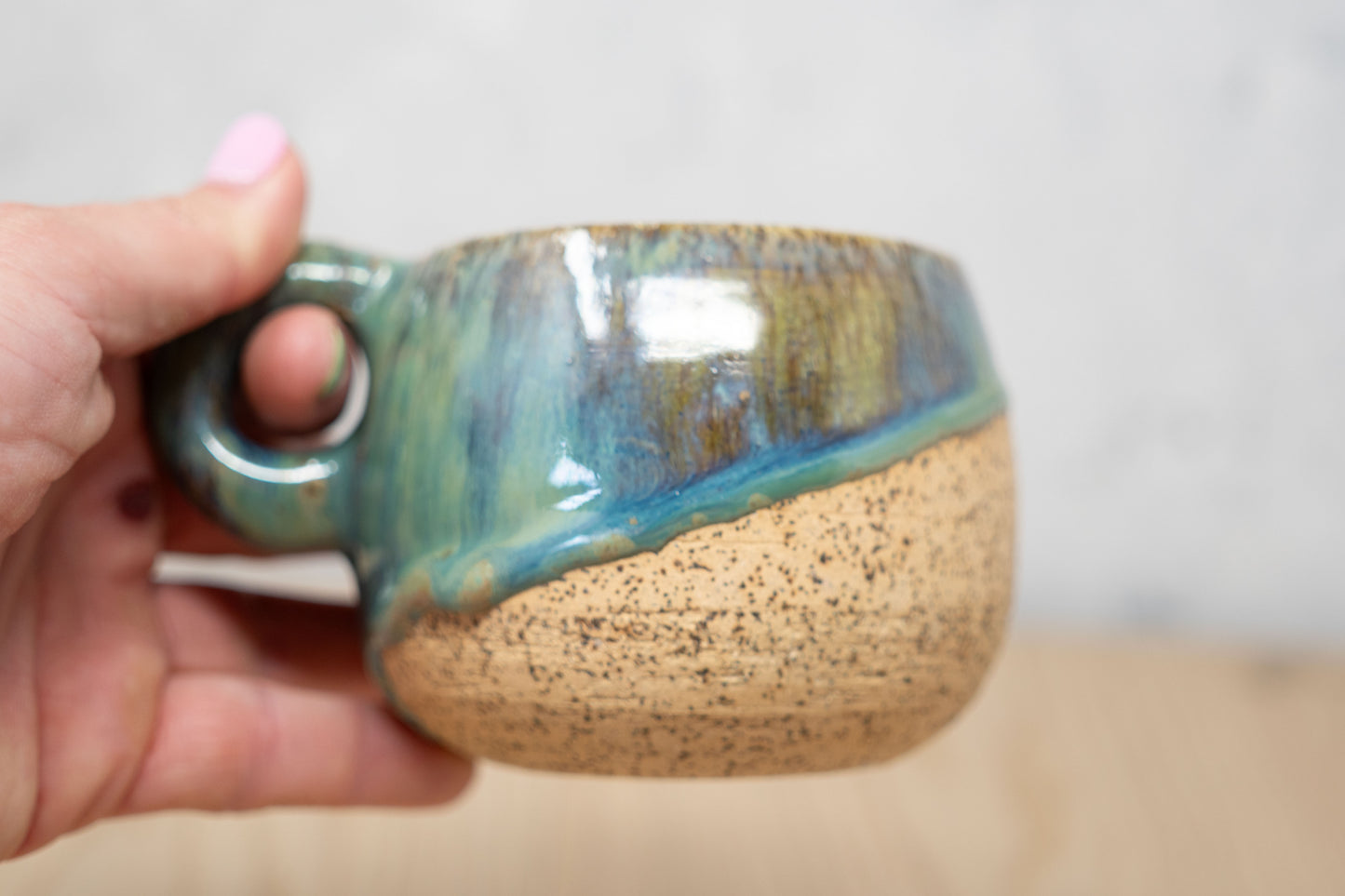 Green/brown mug 2