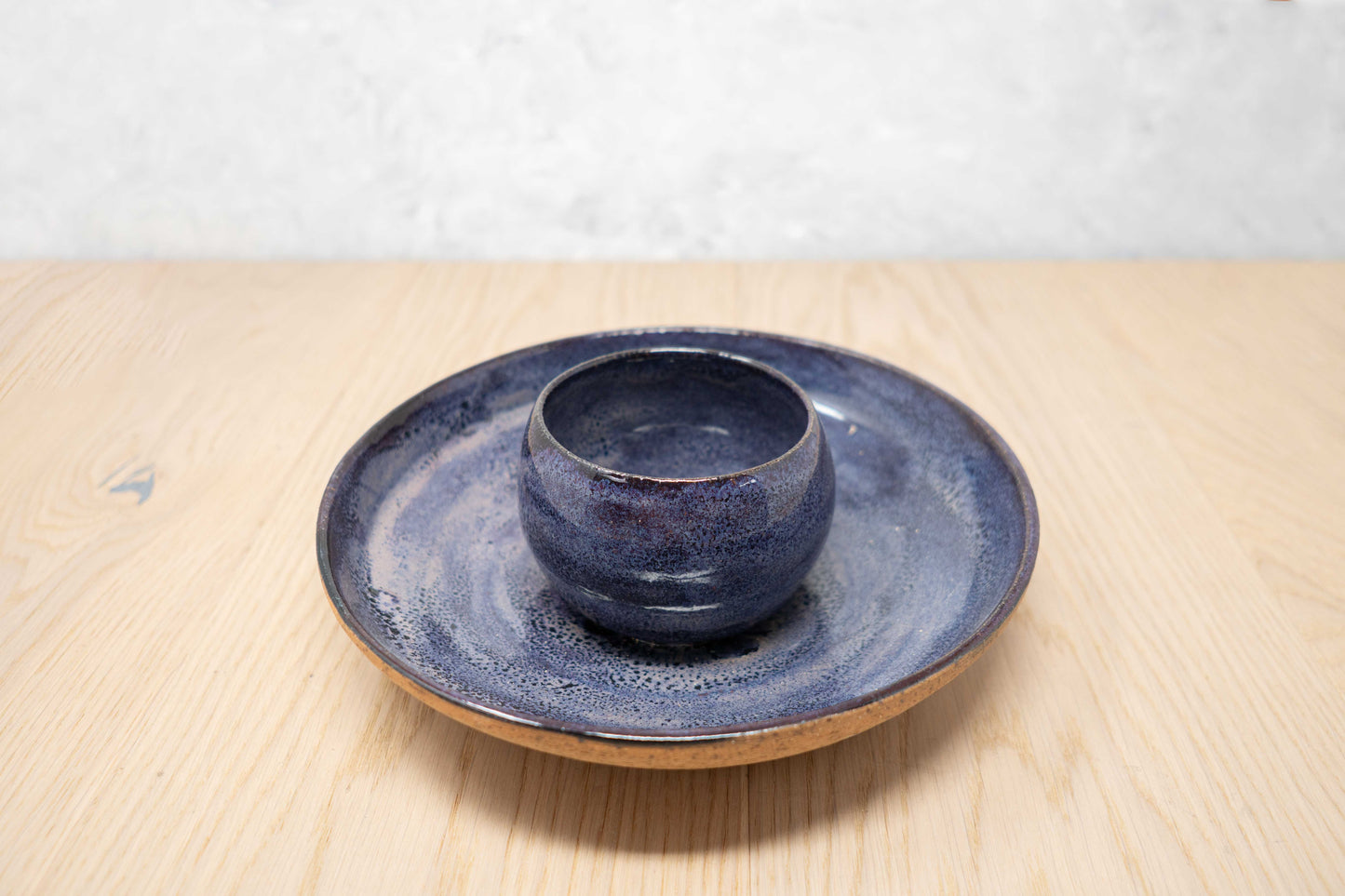 Purple chip & dip bowl