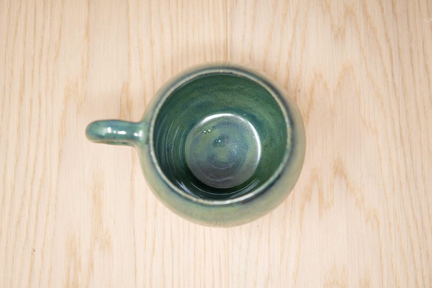 Green and blue mug