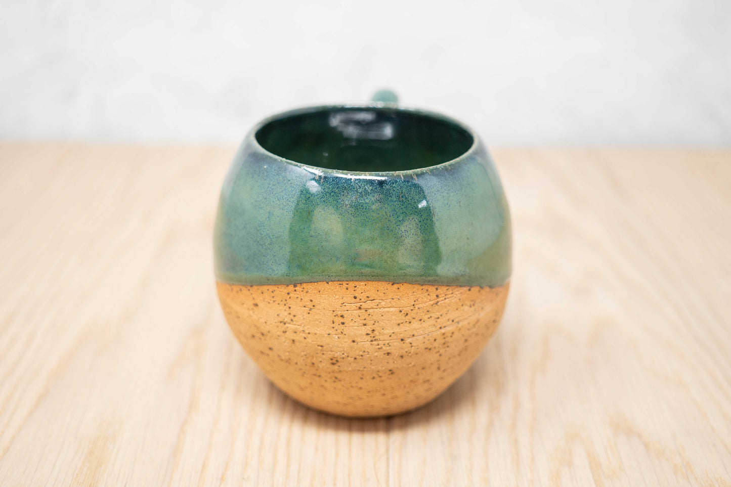 Green and blue mug