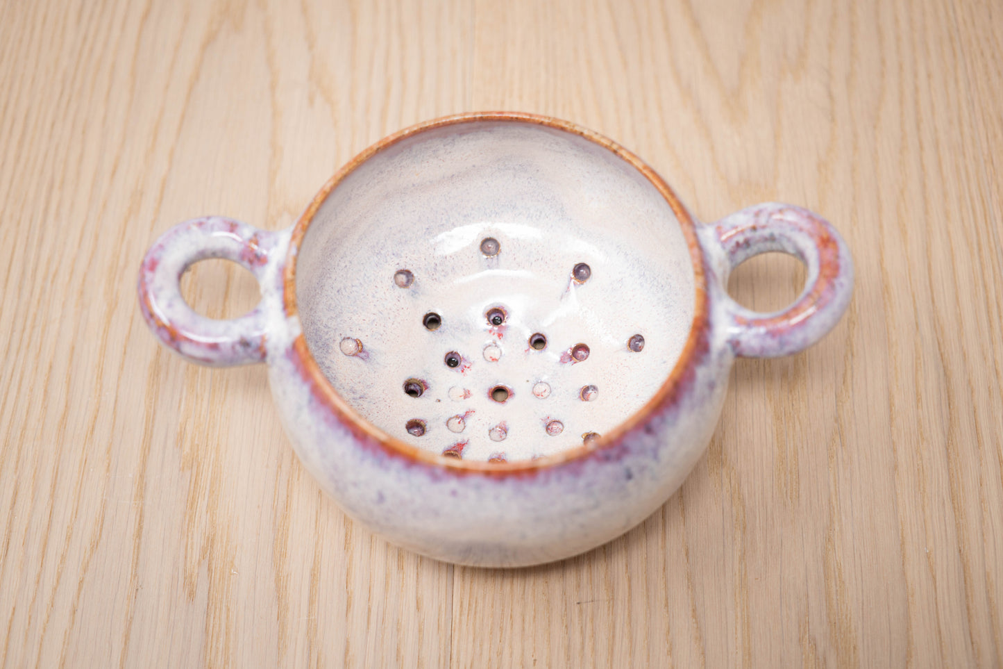 Berry bowl - white and pink