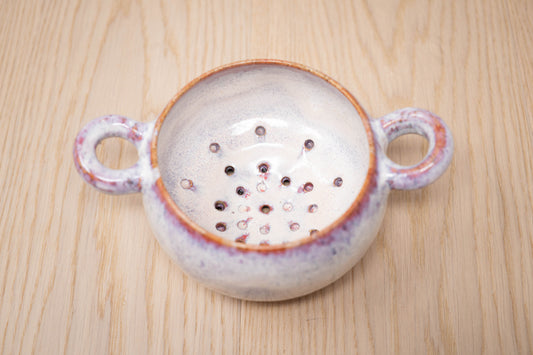 Berry bowl - white and pink