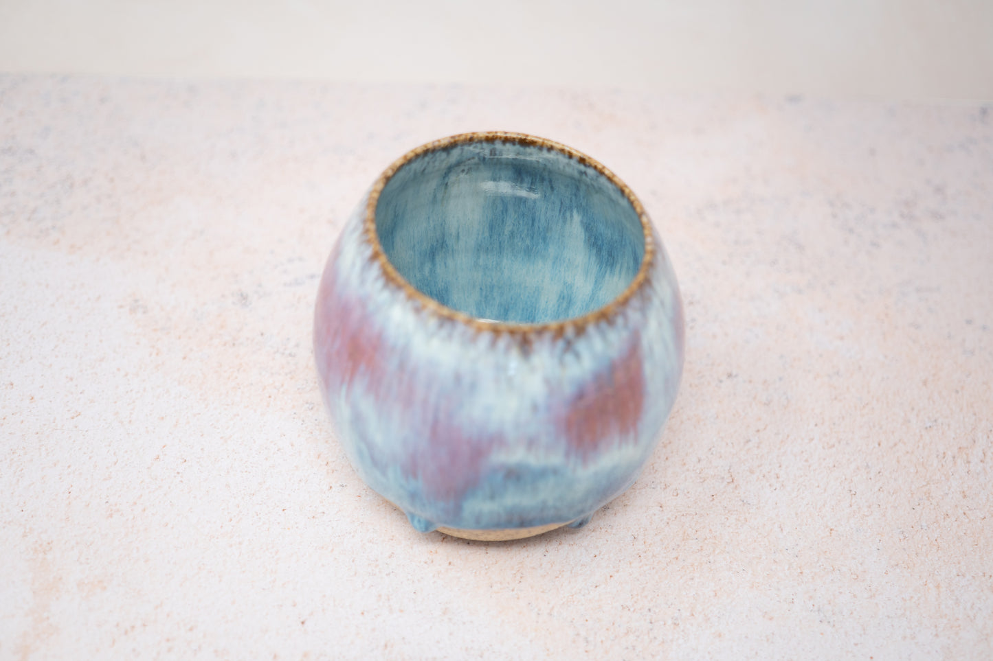 Pink and blue tumbler