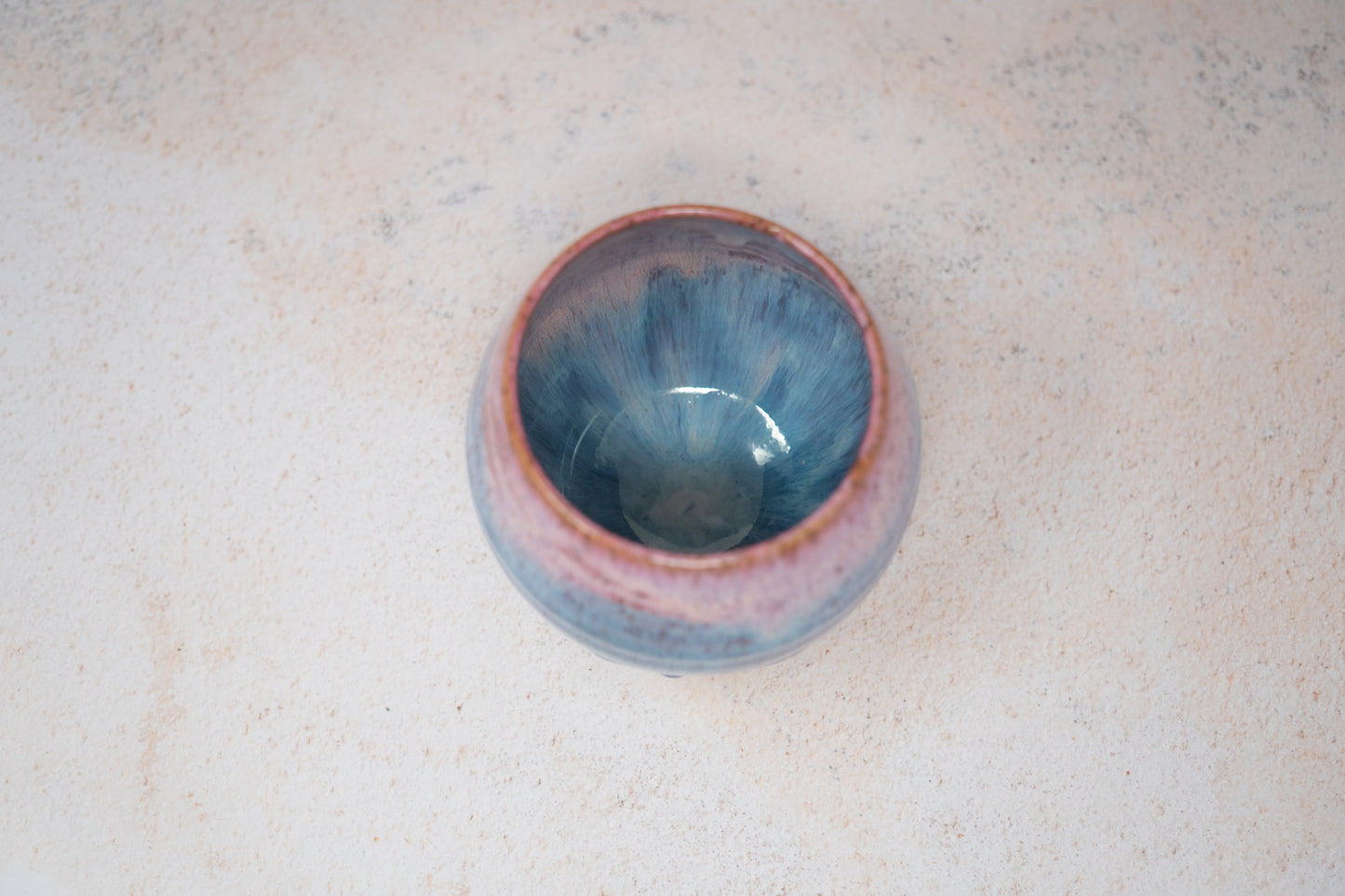Pink and blue tumbler