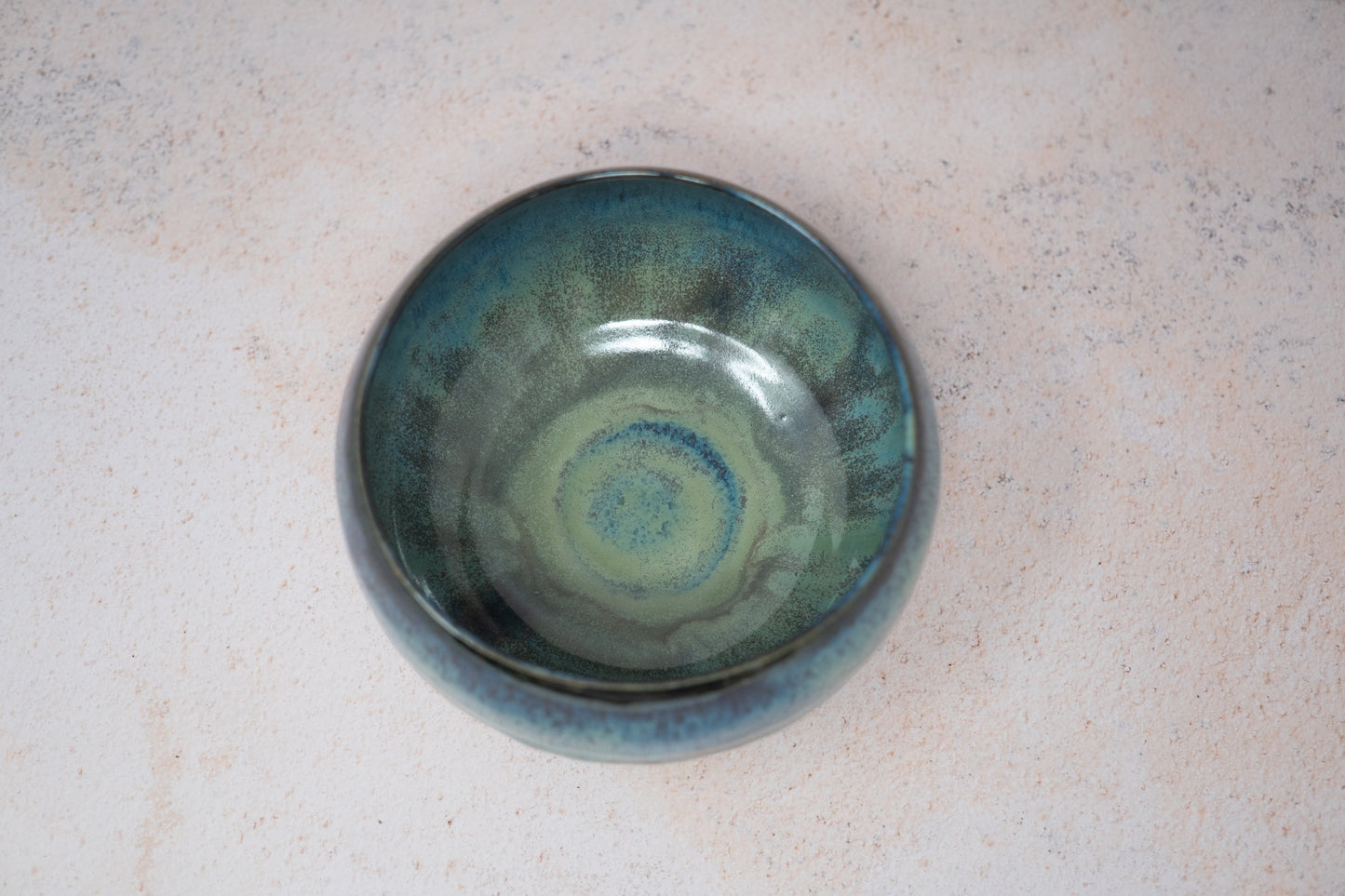 Green dark blue bowl