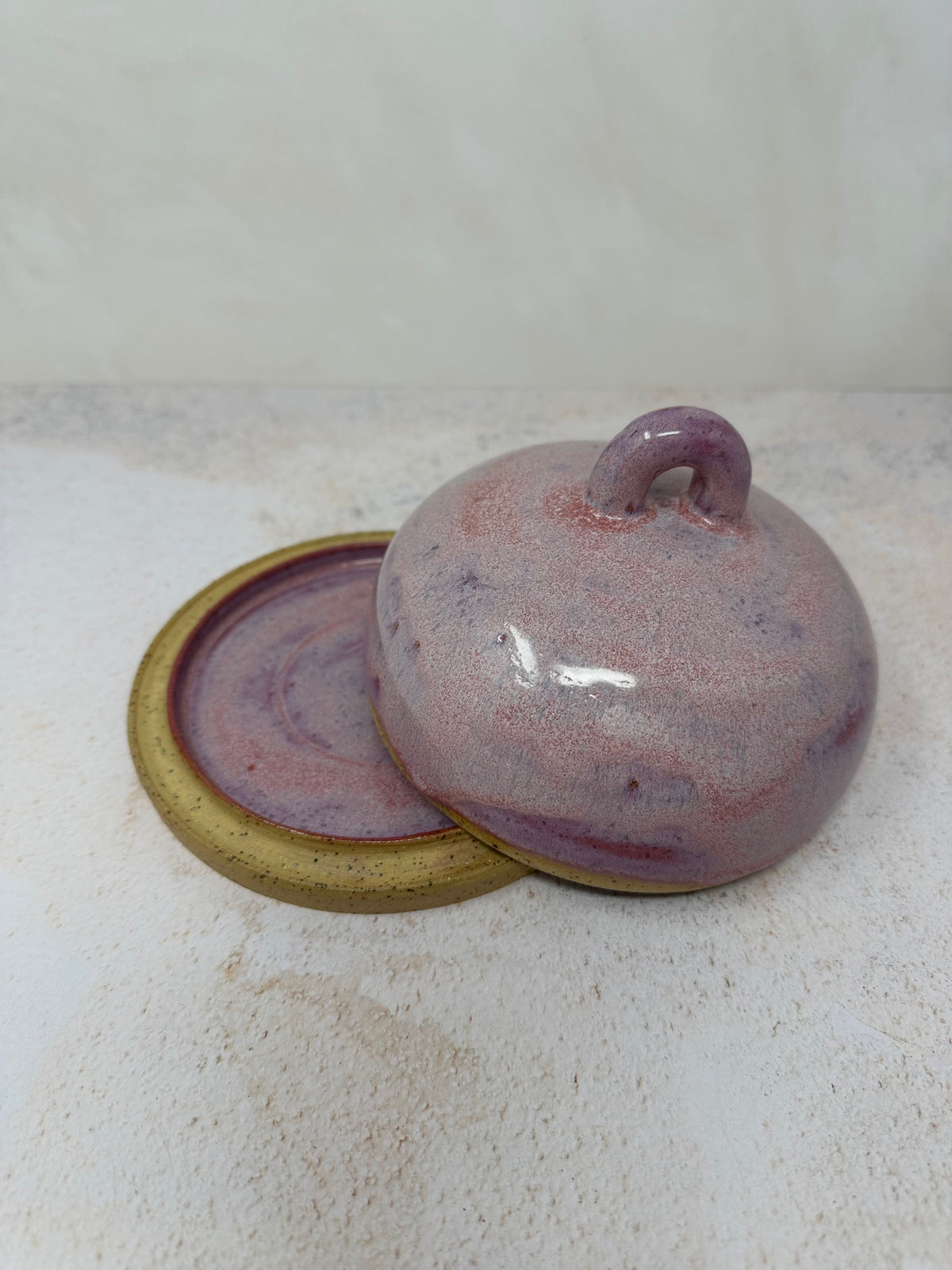 Butter dish pink