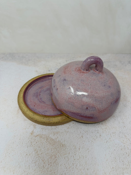 Butter dish pink