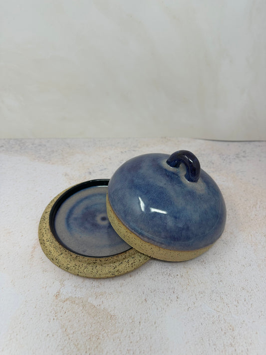 Butter dish purple