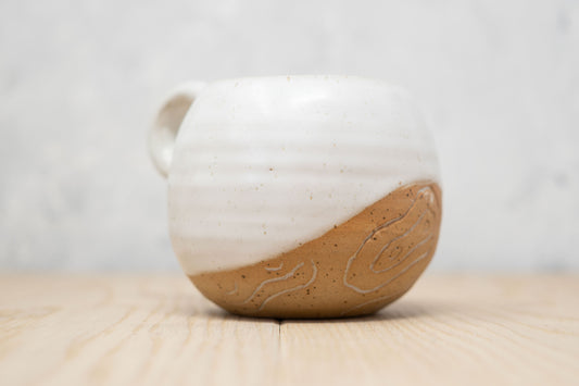 White OS mug