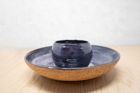 Purple chip & dip bowl