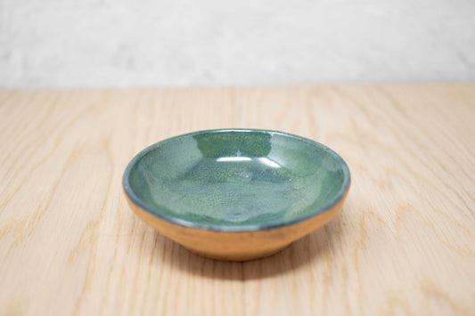 Blue/green trinket dish