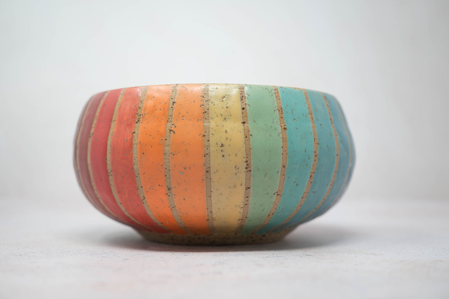Multicoloured serving bowl