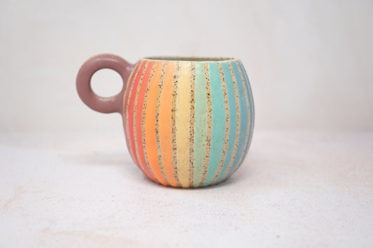 Thin striped mug 1
