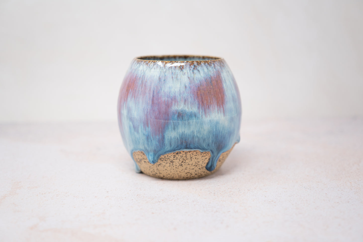 Pink and blue tumbler