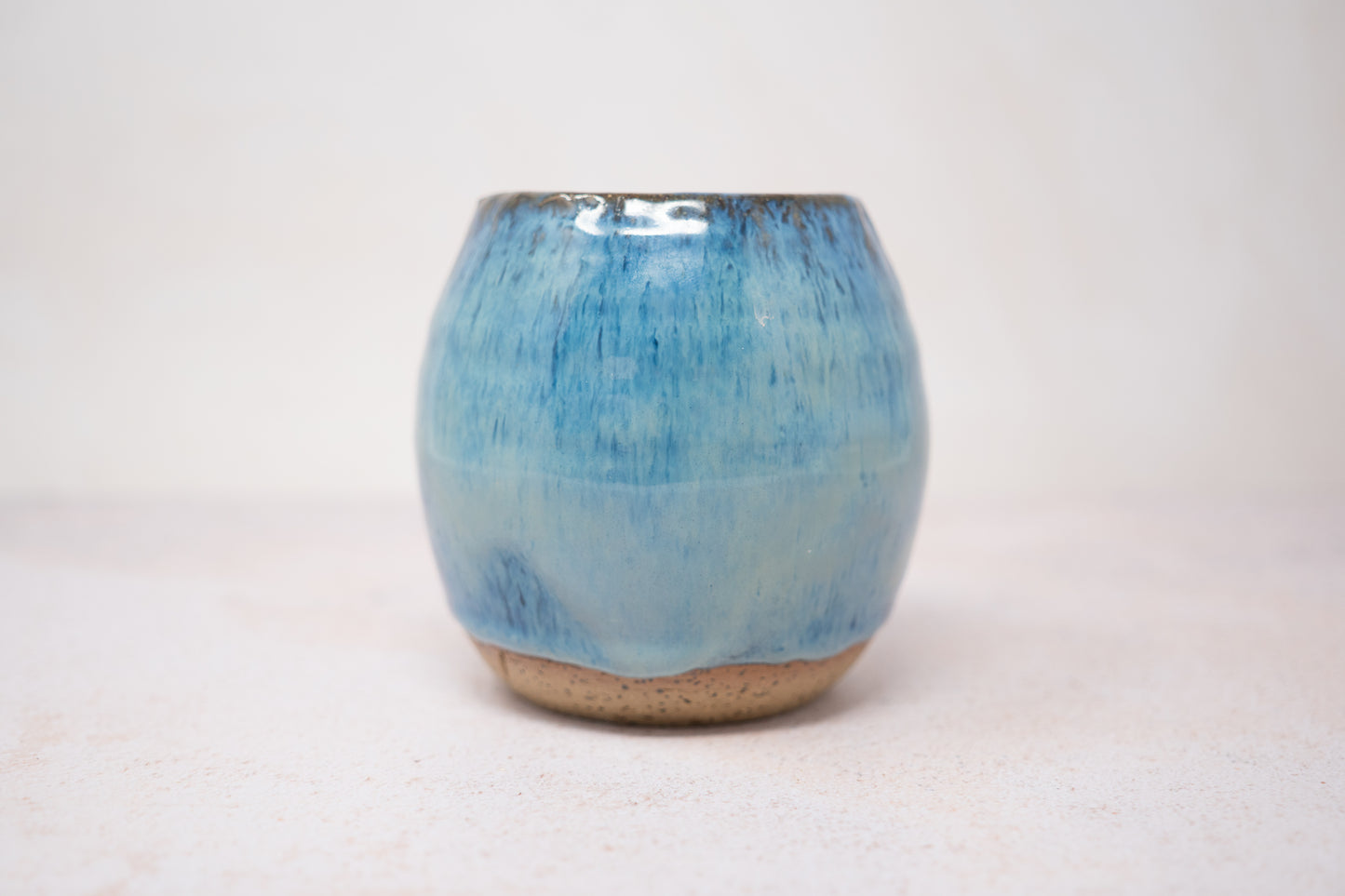Blue travel mug