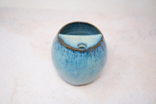Blue travel mug