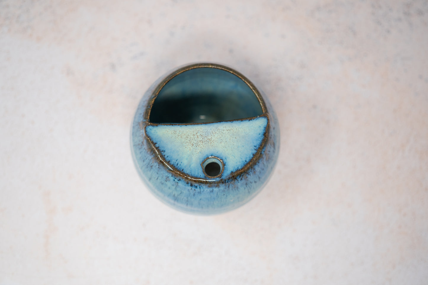 Blue travel mug