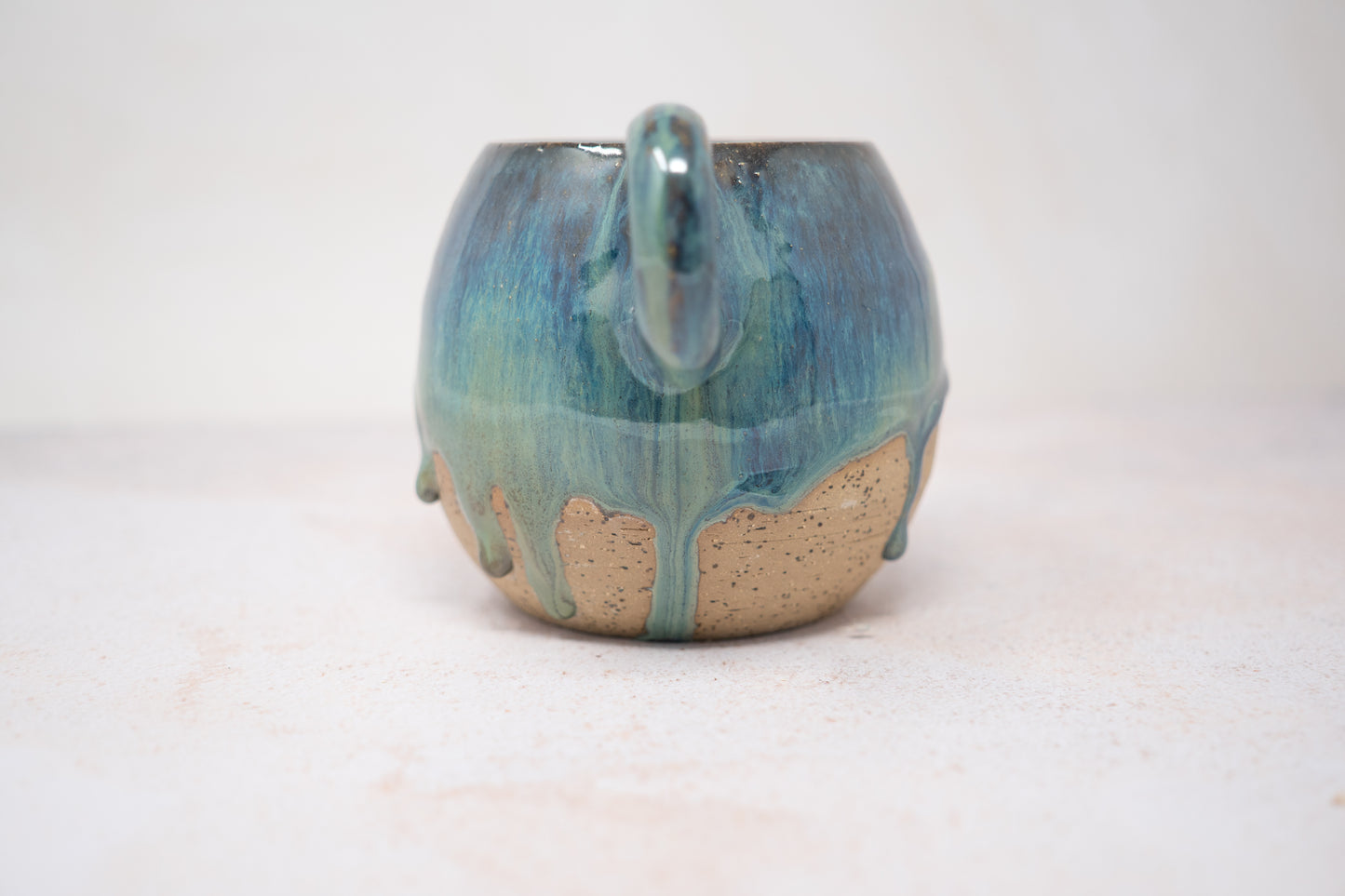 Blue and green mug
