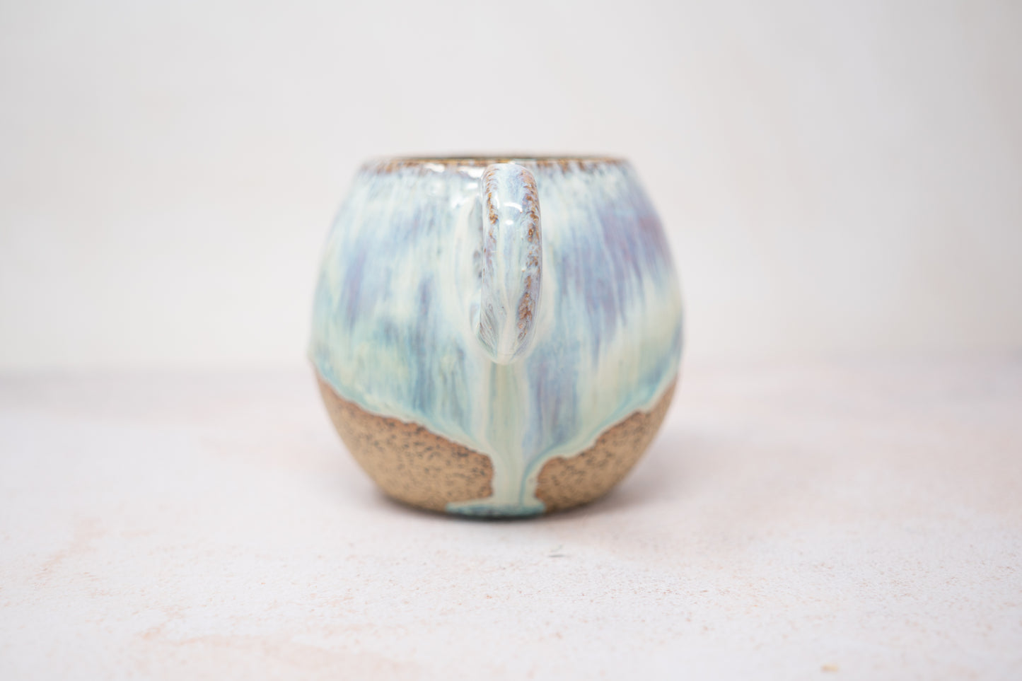 Pink and blue mug