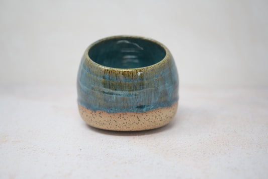 Turquoise salt pig