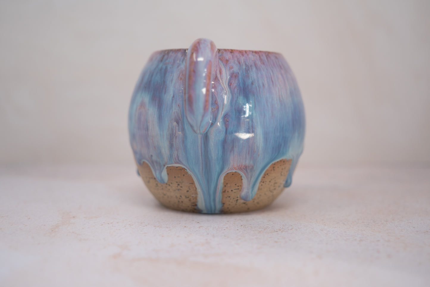Pink and blue mug