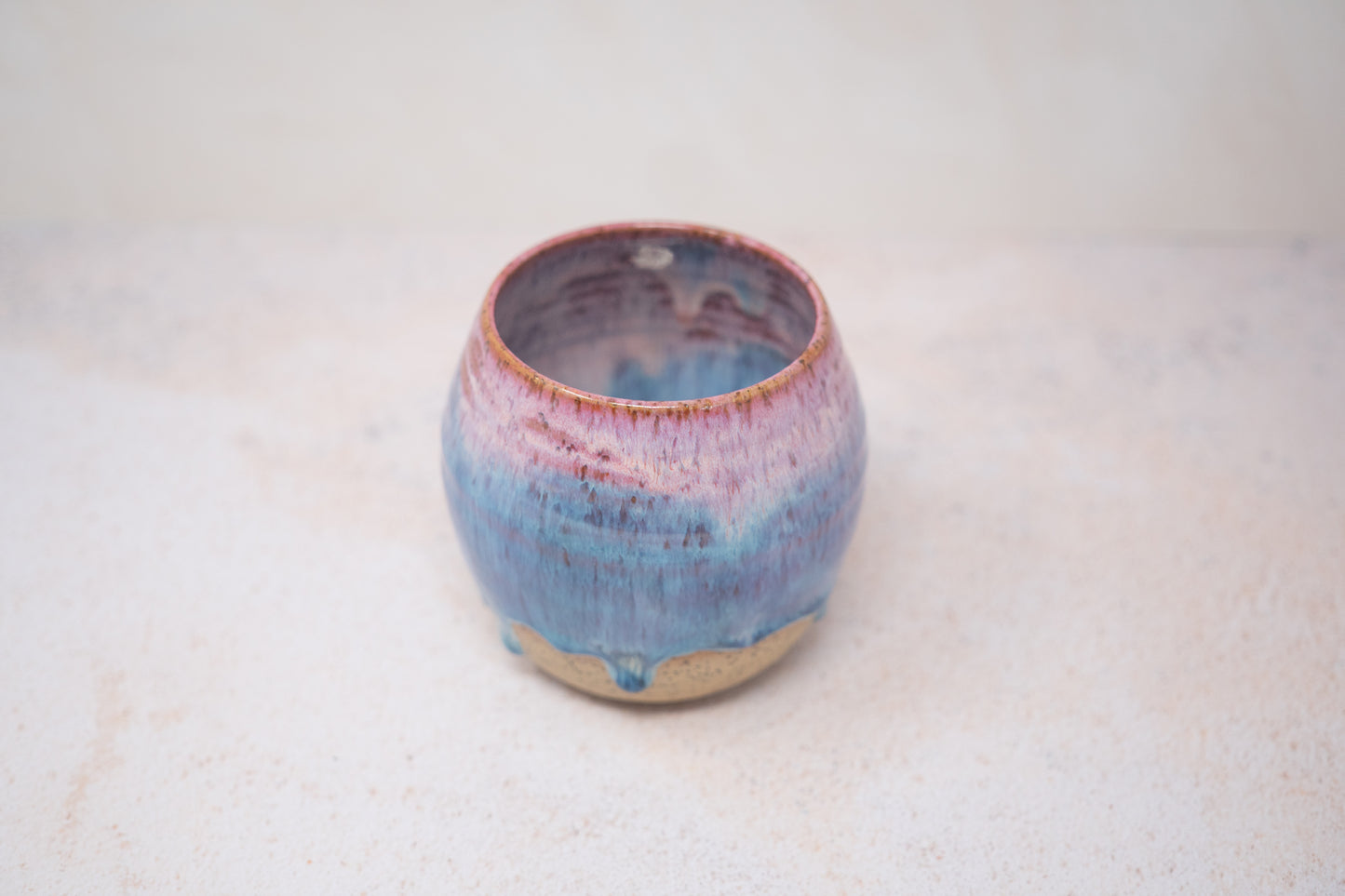 Pink and blue tumbler