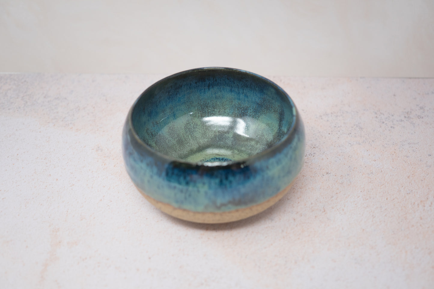 Green dark blue bowl