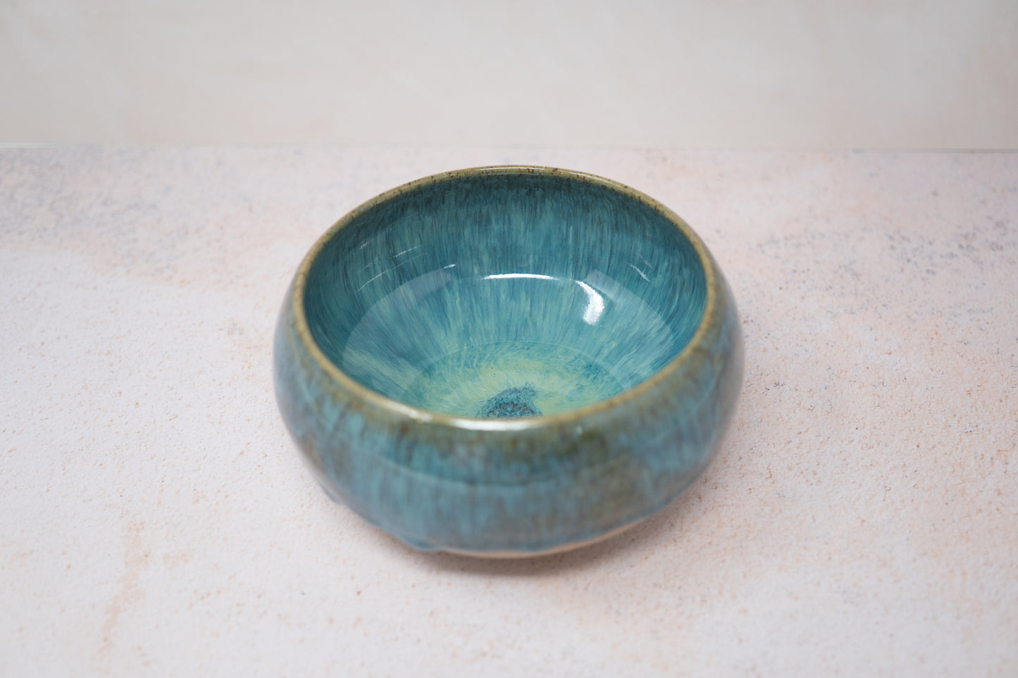 Turquoise blue bowl