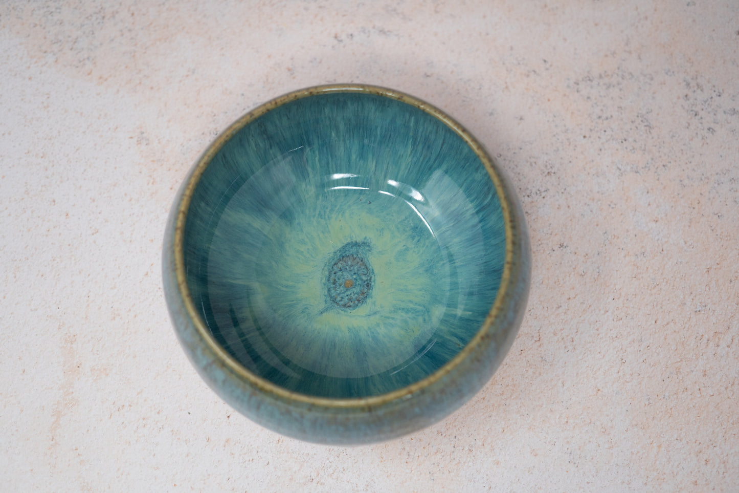 Turquoise blue bowl