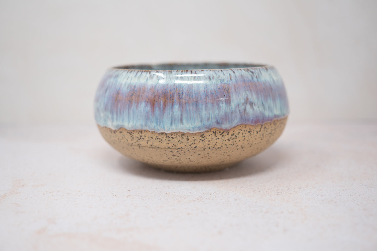 White pink bowl