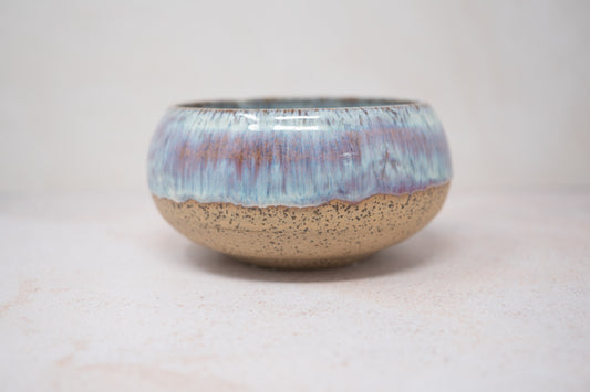 White pink bowl